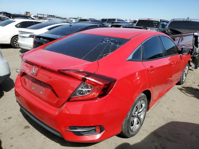 2HGFC2F52JH551240 - 2018 HONDA CIVIC LX RED photo 3