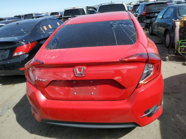 2HGFC2F52JH551240 - 2018 HONDA CIVIC LX RED photo 6