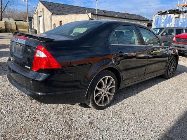 3FAHP0JG9CR168157 - 2012 FORD FUSION SEL BLACK photo 4