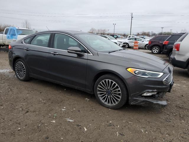 3FA6P0K95HR130701 - 2017 FORD FUSION TITANIUM GRAY photo 4