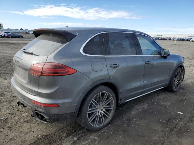 WP1AC2A24FLA82571 - 2015 PORSCHE CAYENNE TURBO GRAY photo 3