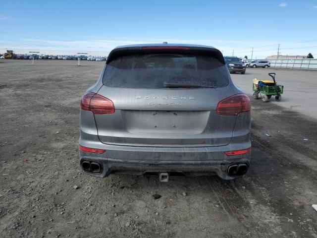 WP1AC2A24FLA82571 - 2015 PORSCHE CAYENNE TURBO GRAY photo 6