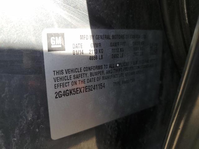 2G4GK5EX7E9241154 - 2014 BUICK REGAL 黑色 照片 12
