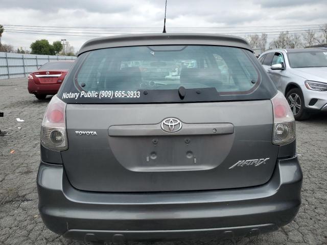 2T1KR32E87C662448 - 2007 TOYOTA COROLLA MA XR GRAY photo 6