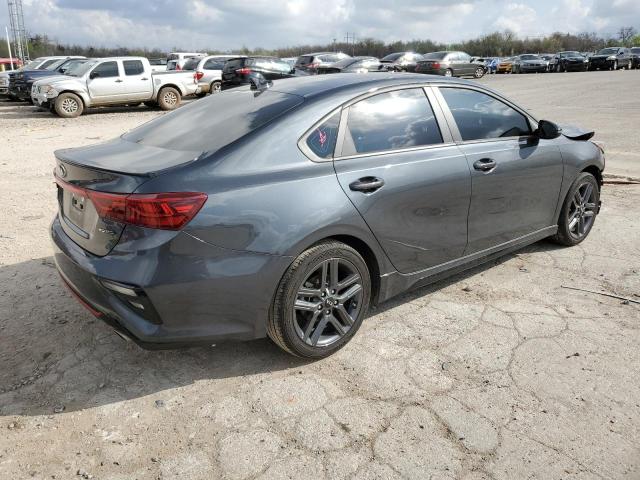 3KPF34AD1ME385933 - 2021 KIA FORTE GT LINE CHARCOAL photo 3