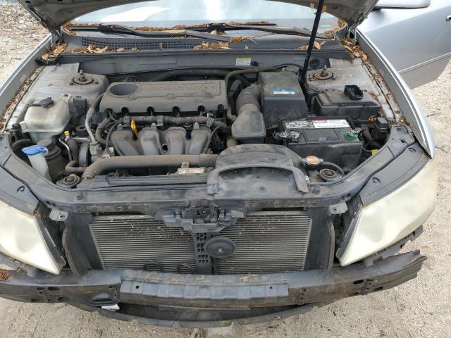 5NPET4AC6AH607442 - 2010 HYUNDAI SONATA GLS SILVER photo 11