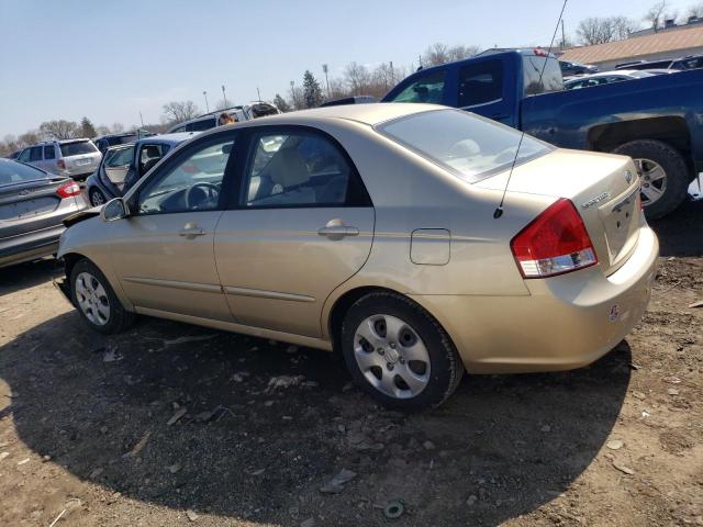 KNAFE221095653888 - 2009 KIA SPECTRA EX GOLD photo 2