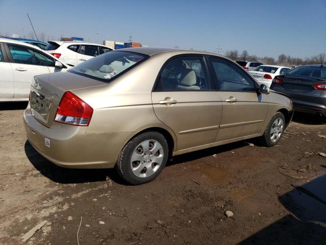 KNAFE221095653888 - 2009 KIA SPECTRA EX GOLD photo 3