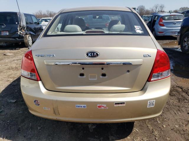 KNAFE221095653888 - 2009 KIA SPECTRA EX GOLD photo 6