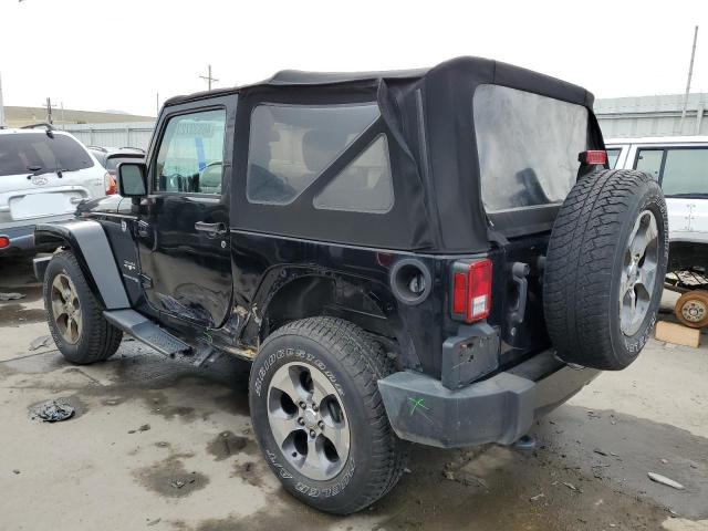 1C4AJWBG8JL823418 - 2018 JEEP WRANGLER SAHARA BLACK photo 2