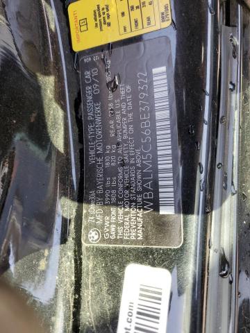 WBALM5C56BE379322 - 2011 BMW Z4 SDRIVE30I BLACK photo 12