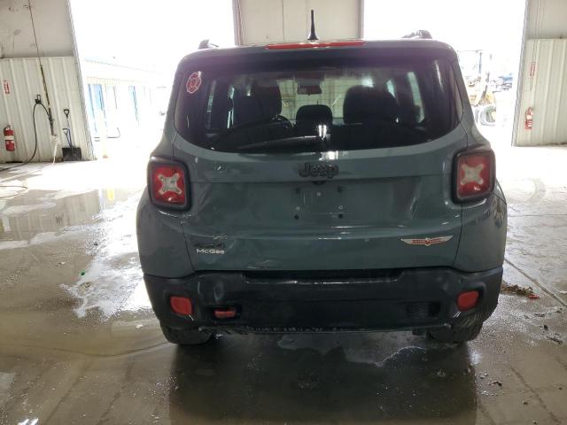 ZACCJBCT0FPB67575 - 2015 JEEP RENEGADE TRAILHAWK TURQUOISE photo 6