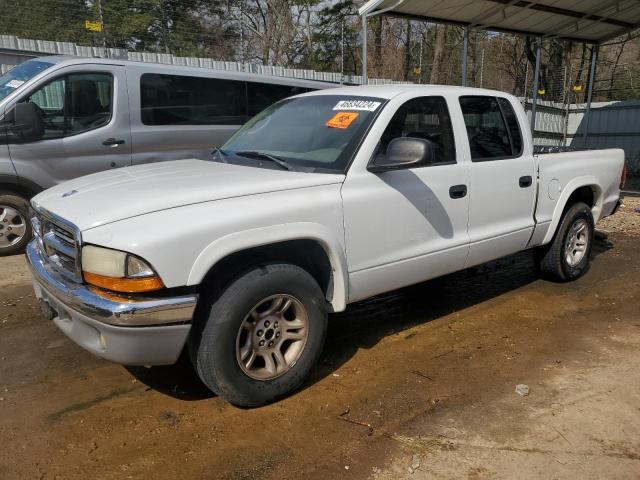 1D7HL48N04S685215 - 2004 DODGE DAKOTA QUAD SLT WHITE photo 1