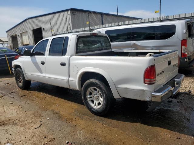 1D7HL48N04S685215 - 2004 DODGE DAKOTA QUAD SLT WHITE photo 2