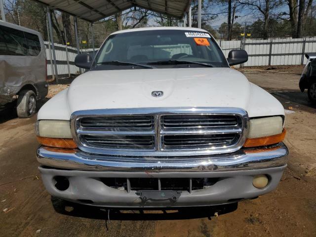 1D7HL48N04S685215 - 2004 DODGE DAKOTA QUAD SLT WHITE photo 5