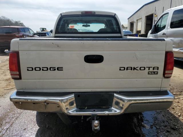 1D7HL48N04S685215 - 2004 DODGE DAKOTA QUAD SLT WHITE photo 6