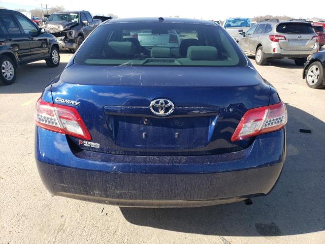 4T1BF3EK7BU735049 - 2011 TOYOTA CAMRY BASE BLUE photo 6