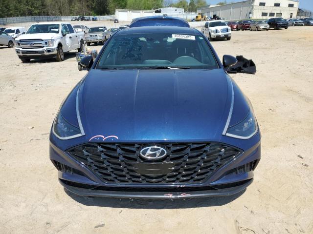 5NPEJ4J25MH091138 - 2021 HYUNDAI SONATA SEL PLUS BLUE photo 5