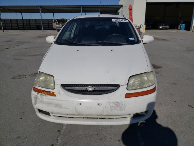 KL1TD566X6B578573 - 2006 CHEVROLET AVEO BASE Ağ foto 5