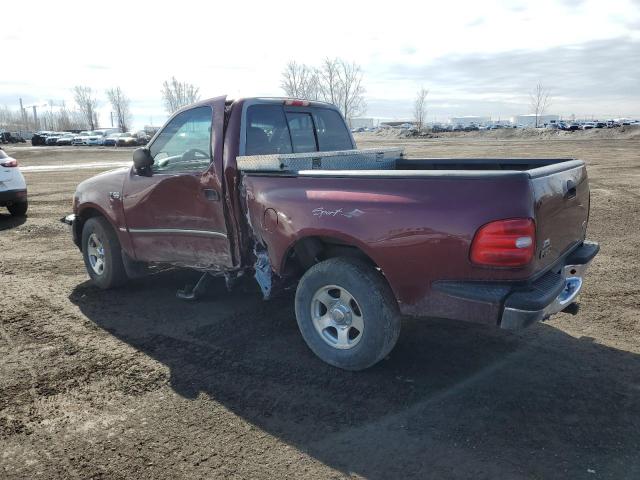 2FTZF0722WCA68265 - 1998 FORD F150 BURGUNDY photo 2