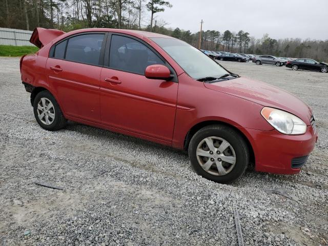 KMHCN4AC3BU617348 - 2011 HYUNDAI ACCENT GLS RED photo 4