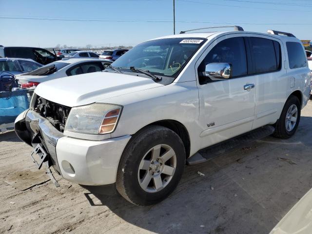 5N1AA08A45N726058 - 2005 NISSAN ARMADA SE WHITE photo 1