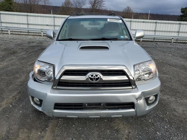 JTEBU14R578088496 - 2007 TOYOTA 4RUNNER SR5 SILVER photo 5