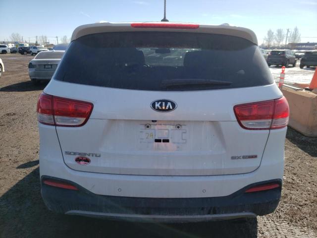 5XYPHDA14GG157170 - 2016 KIA SORENTO EX WHITE photo 6