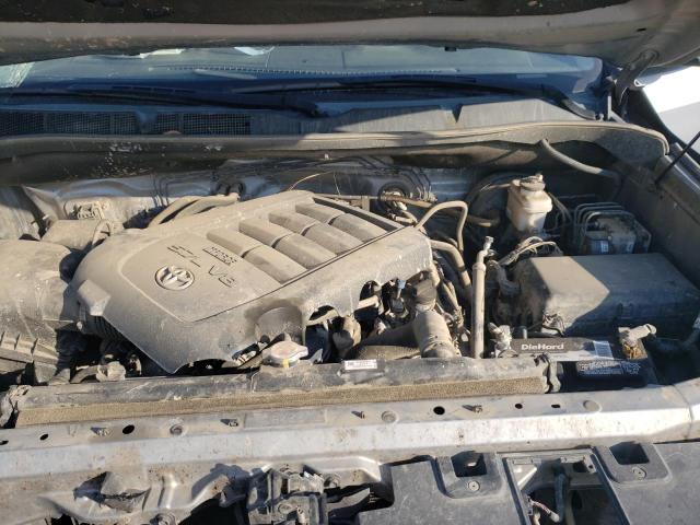 5TFRY5F10KX254587 - 2019 TOYOTA TUNDRA DOUBLE CAB SR/SR5 SILVER photo 11