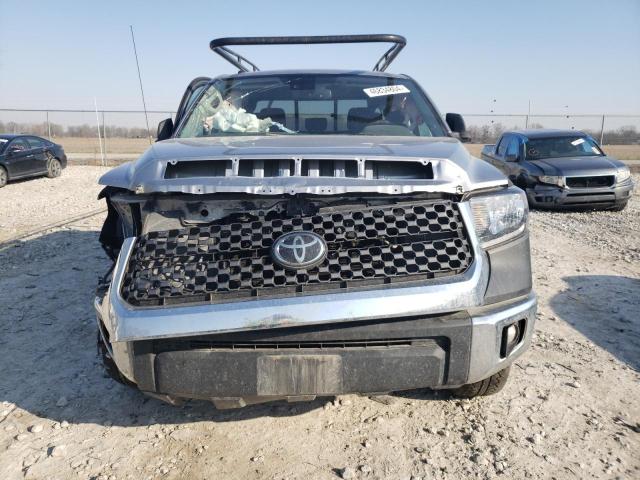 5TFRY5F10KX254587 - 2019 TOYOTA TUNDRA DOUBLE CAB SR/SR5 SILVER photo 5