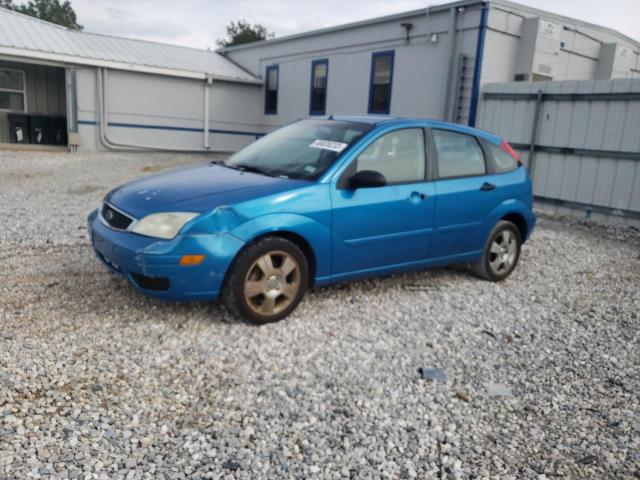 1FAHP37N07W271266 - 2007 FORD FOCUS ZX5 BLUE photo 1