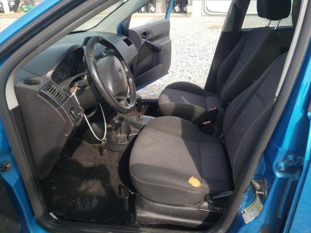 1FAHP37N07W271266 - 2007 FORD FOCUS ZX5 BLUE photo 7