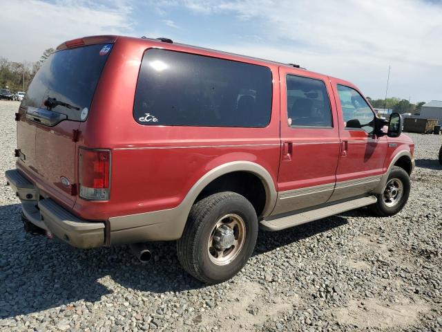 1FMSU45P13ED24846 - 2003 FORD EXCURSION EDDIE BAUER RED photo 3