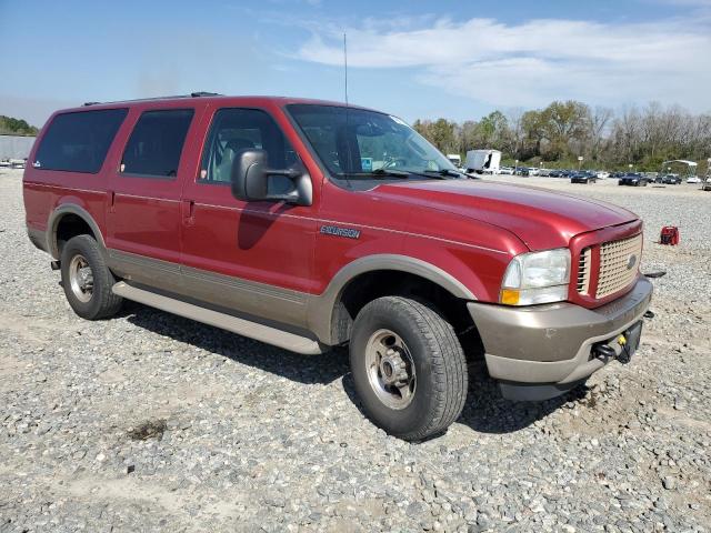 1FMSU45P13ED24846 - 2003 FORD EXCURSION EDDIE BAUER RED photo 4