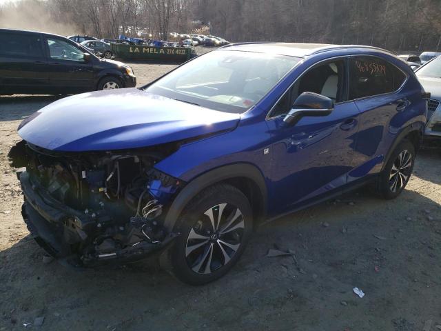 JTJSARDZ6L2224298 - 2020 LEXUS NX 300 F-SPORT BLUE photo 1