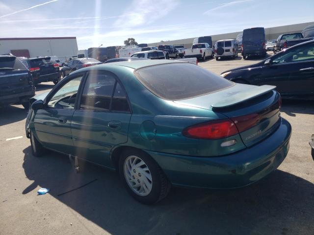 1FALP13P6VW367566 - 1997 FORD ESCORT LX GREEN photo 2