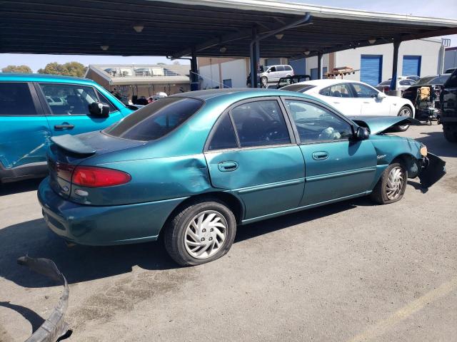 1FALP13P6VW367566 - 1997 FORD ESCORT LX GREEN photo 3