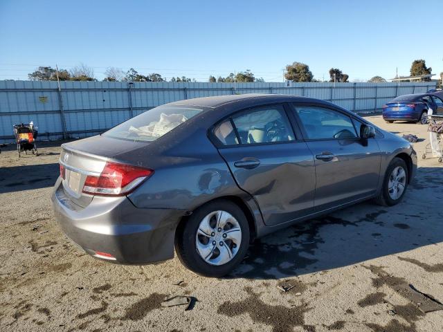 19XFB2F55DE275265 - 2013 HONDA CIVIC LX GRAY photo 3