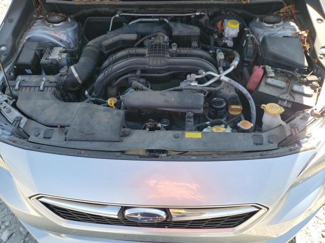 4S3GTAB63J3705338 - 2018 SUBARU IMPREZA PREMIUM SILVER photo 11