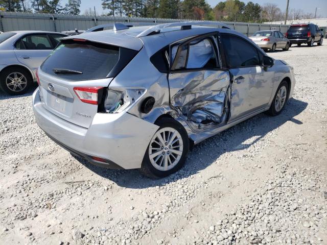 4S3GTAB63J3705338 - 2018 SUBARU IMPREZA PREMIUM SILVER photo 3