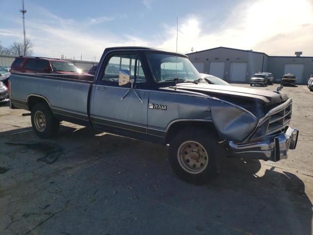 1B7HD14T6GS036663 - 1986 DODGE D-SERIES D150 BLUE photo 4