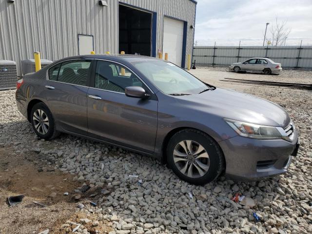 1HGCR2F39FA120853 - 2015 HONDA ACCORD LX GRAY photo 4