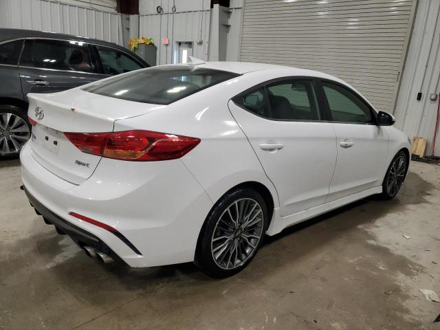 KMHD04LB6JU519632 - 2018 HYUNDAI ELANTRA SPORT WHITE photo 3