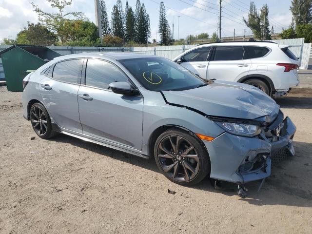 SHHFK7H40JU239716 - 2018 HONDA CIVIC SPORT GRAY photo 4