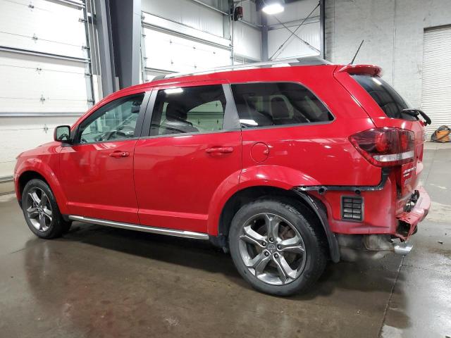 3C4PDDGG8HT697476 - 2017 DODGE JOURNEY CROSSROAD RED photo 2