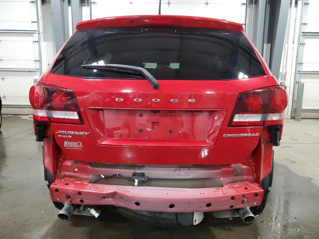 3C4PDDGG8HT697476 - 2017 DODGE JOURNEY CROSSROAD RED photo 6