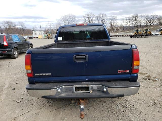 1GTEK19T71E141106 - 2001 GMC NEW SIERRA K1500 BLUE photo 6