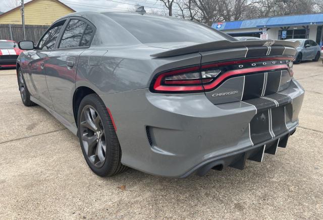 2C3CDXHGXKH670900 - 2019 DODGE CHARGER GT GRAY photo 3