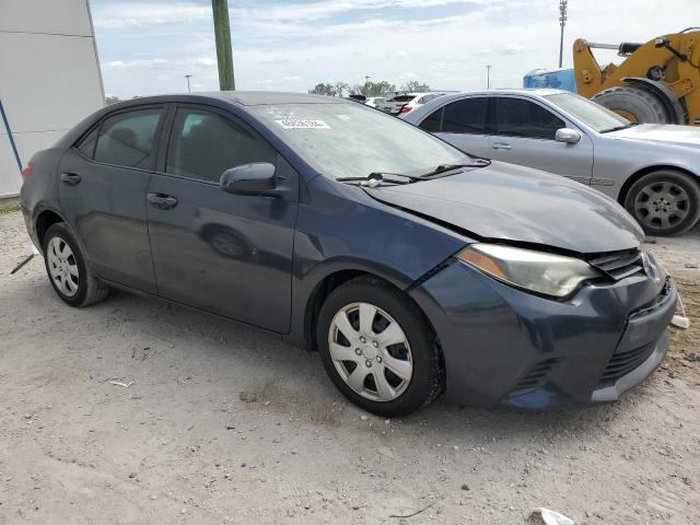 2T1BURHE1EC145398 - 2014 TOYOTA COROLLA L GRAY photo 4