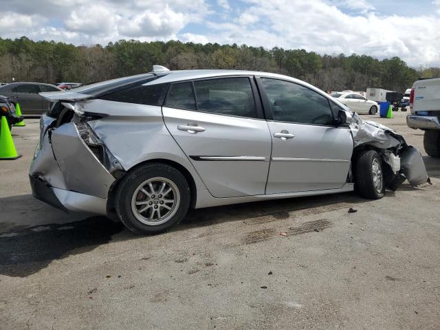 JTDKARFU4H3041634 - 2017 TOYOTA PRIUS SILVER photo 3